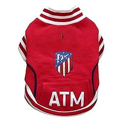 CYPBRANDS ATLETICO DE MADRID - Felpa per cane o gatto, 5 taglie disponibili, attrezzatura della squadra, taglia M, alta qualità, prodotto ufficiale (marchi CyP)