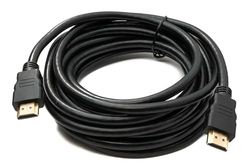 System-S HDMI 1.4 kabel 5 m standaard stekker naar stekker 4K UHD 30 Hz 2K 60 Hz adapter