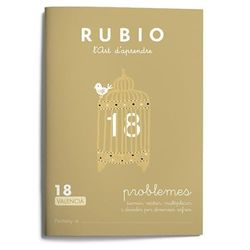 Problemes RUBIO 18 (valencià): SUMAR, RESTAR MULTIPLICAR I DIVIDIR PER DIVERSES XIFRES (Operacions i Problemes RUBIO (valencià))