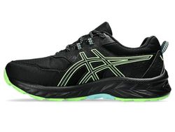 ASICS Gel-Venture 9 vattentäta herrsneakers, 12 UK, Svart upplyst grön, 48 EU