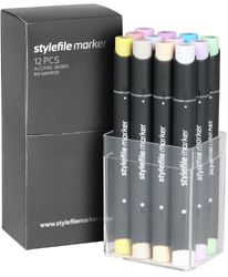 ROTULADOR Stylefile Pastel Set 12 uds