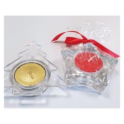 OSMA Glass Stealightholder Hemisphere Tealight Holder