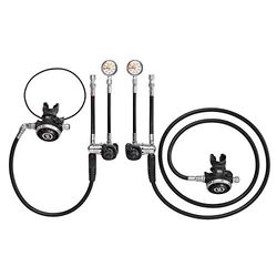 Scubapro SIDEMOUNT Regulator KIT Détendeur en Carbone pour plongée Unisex-Adult, Multicolor, Taille Unique