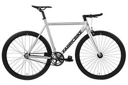 FabricBike Vélo Fixie Mixte, Polished Light, S-50cm