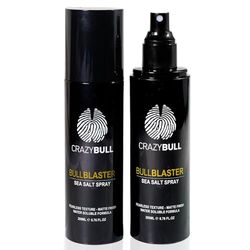 Crazy Bull Sea Salt Spray - Vegan & Water-Based Bull Blaster with Natural Matte Finish & Firm Hold - Thickening & Volumising Texture Hair Styling Product for Men & Women, Citrus Scent
