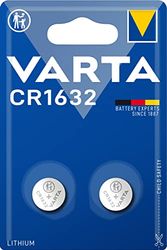Varta Batterijen Electronics Cr1632 Lithium Knoopcellen (Verpakking Van 2, in Originele Blisterverpakking)
