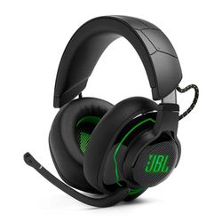 JBL Quantum 910X, Casque gaming sans fil bluetooth pour consoles, Réduction de bruit et son signature Quantum JBL, 39h d'autonomie, Noir