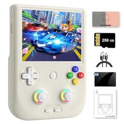 NULA RG406V Retro Handheld Game Console with 256G TF Card / 9000+ Games Android 13 Unisoc T820 Processor, 4 Inch IPS Touch Screen Arcade Video Game Consoles, Supports 5G WiFi Bluetooth