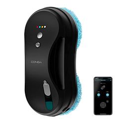 Cecotec Ruitenreinigingsrobot met Conga Windroid 880 SprayWater Connected T APP. 3-in-1-functie: sproeien, reinigen en drogen, ingebouwde vloeistofspray, 4 programma's