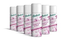 Batiste Sensitive Scalp Lightly Scented Dry Shampoo, Dermatologically Tested, Kind to Scalp, No Rinse Shampoo Hair Spray, Gentle Lightweight Formula for Refreshed Hair, Infused with Aloe Vera, 50mlx6