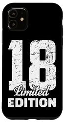 Custodia per iPhone 11 2004 Limited Edition 18 anni adolescente 18° compleanno