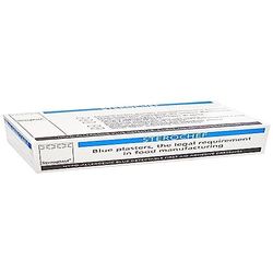 Steroplast Sterochef STCH1 Blue Detectable Plasters with Divider, Assortment Box, Pack of 100