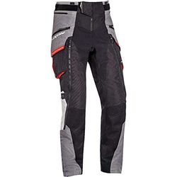 Ixon Ragnar Pantalon Textile Moto (Black/Red,XL)
