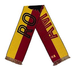 3R SPORT SRL Jacquard Roma Lupetto halsduk, Gul Röd, 145x22cm