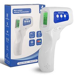 Kinbontop No-Touch Infrared Thermometer for Adults, Children and Infants with High Temperature Alarm and Instant Accurate Readings