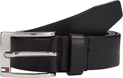 Tommy Hilfiger Heren Nieuw Aly Riem Leer, Zwart, W85