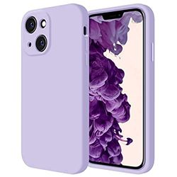 Atiyoo iPhone 14 Plus Case, Slim Liquid Silicone Phone Case, Silicone Case for iPhone 14 Plus, Silky Soft Phone Case with Screen Protection, Lavender Gray