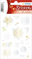 HERMA 15643 Creative - Pegatinas de estrellas (1 hoja, 20 unidades), transparente