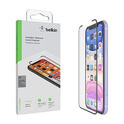 Belkin InvisiGlass UltraCurve Screen Protector for iPhone 11 Screen Protector, iPhone 11 Glass Screen Protector)