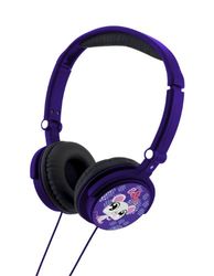 Lexibook HP010LPS - Cuffie Stereo Bambini The Littlest Pet Shop, Potenza Sonora Limitata, Archetto Regolabile, Pieghevoli, Viola/Nero