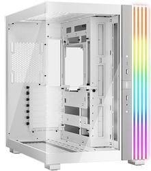 be quiet! Light Base 600 DX White Caja de PC, Vista panorámica, iluminación Impresionante, Caja de exposición, diseño de 2 cámaras, LED ARGB, 2 Paneles ARGB Y PWM con 12 Conectores en Total