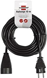 Brennenstuhl Rallonge 10 m de câble (Utilisation en intérieur) - Noir