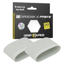 TAPEDESIGN – Scheenbeschermerhouder Grip Tapes gemaakt van siliconen, voetbal mannen, vrouwen, grijs - houder voor voetbalsteunen, steuntape