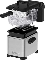 Tefal FR5030 Family Pro Access Freidora, 3000 W, Acero Inoxidable, Negro