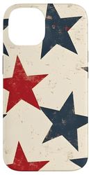 Red White Blue Stars Patriotic | Memorial Day & 4th Of July Case for iPhone 14