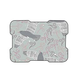 Bonamaison, Digitaal bedrukte muismat, antislip onderkant, voor kantoor en thuis, afmetingen: 22x18 cm