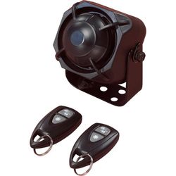 AUTO-STYLE Alarme fácil de instalar com controlo remoto/sensor de choque/2 transmissores