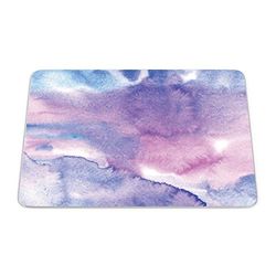 Bonamaison, Rektangulär musmatta med digitalt tryck, halkfri baksida, för kontor och hem, storlek: 22 x 18 cm