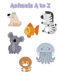 ANIMAL COLORING BOOK A-Z