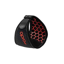 Opro tec Arch Support with Pad - Neoprene Brace for Foot Pain, Cramps, and Plantar Fasciitis - One Size Support Sleeve Fits Right or Left Foot,Black