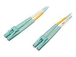 TRIPP LITE Cavo patch duplex in fibra multimodale 50/125 LSZH da 10 Gb/100 Gb, Aqua, 20 m 65' (N820-20M-OM4)