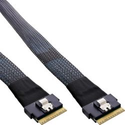 InLine® Cavo Slim SAS SFF-8654 8X a SFF-8654 8X, 48 Gb/s, 0,75 m