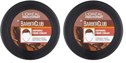 L'Oreal Paris Men Expert Men's Hair Fiber Cream Barber Club Defining Fiber Cream, 75 ml (Pack of 2)