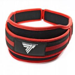 Trec Nutrition Pa 13 / Bet Fabric Doube Cinturón, Unisex Adulto, Red, M