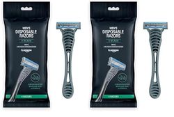 by Amazon 3-Blade Disposable Razors Men Black 4 2 Pack