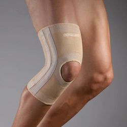 The Shape Label™ - Genu Brace Lite™ Kniebandage – Stabiliserende kniebrace met baleinen - Rechts/Links, L/XL
