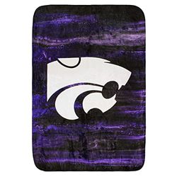 College Covers Everything Comfy Kansas State Wildcats Color Swept Soft Throw Blanket, 42" x 60"