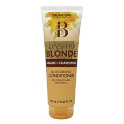 Creightons Sunshine Blonde Extra Moisturising Conditioner (250ml) - Made with Argan & Chamomile to Rehydrate, Brighten & Smooth. Enhances Natural & Colour Treated Blondes