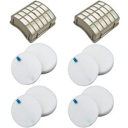 Lot de 4 filtres en mousse et 2 filtres HEPA pour aspirateurs verticaux Shark Navigation Professional NV60, NV70, NV70 26, NV71, NV90, UV420, NV90 26, NV95, NV80 et NVC80C