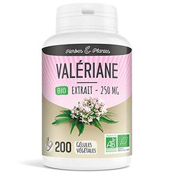 Herbes Et Plantes Valériane Bio 200 Gélules Végétales 250 mg