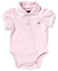 Tommy Hilfiger PIQUE BABY BODY S/S EZ50238646 baby - meisjes babykleding/rompertje