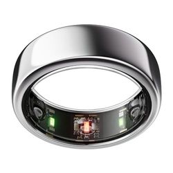 Oura Ring Gen3 Horizon - Misura 7, Silver | Monitora sonno, frequenza cardiaca e fitness - Batteria fino a 7 giorni - Compatibile con iOS/Android - Provalo con il kit di misurazione Oura
