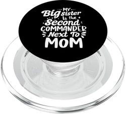 Diseño The Second Commander Next To Mom Big Sister PopSockets PopGrip para MagSafe