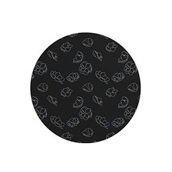 Questo Casa, Tapis de Souris Rond imprimé numérique avec Fond antidérapant pour Bureau et Maison Diamètre 22 cm