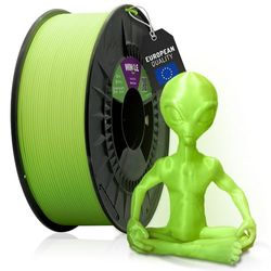WINKLE Filament PLA HD Glow in the Dark 1.75mm Vert Alien, Bobine PLA 1kg, Filament Imprimante 3D, Matériaux d'impression 3D en Filament, Précision Dimensionnelle +/- 0.05mm, Haute Luminosité