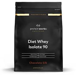 THE PROTEIN WORKS Diet Whey Isolate 90 (Isolat De Whey) | Faible Teneur en Graisses | Shake Ultra Pur | Favorise la Perte de Poids | Chocolat Onctueux | 2kg